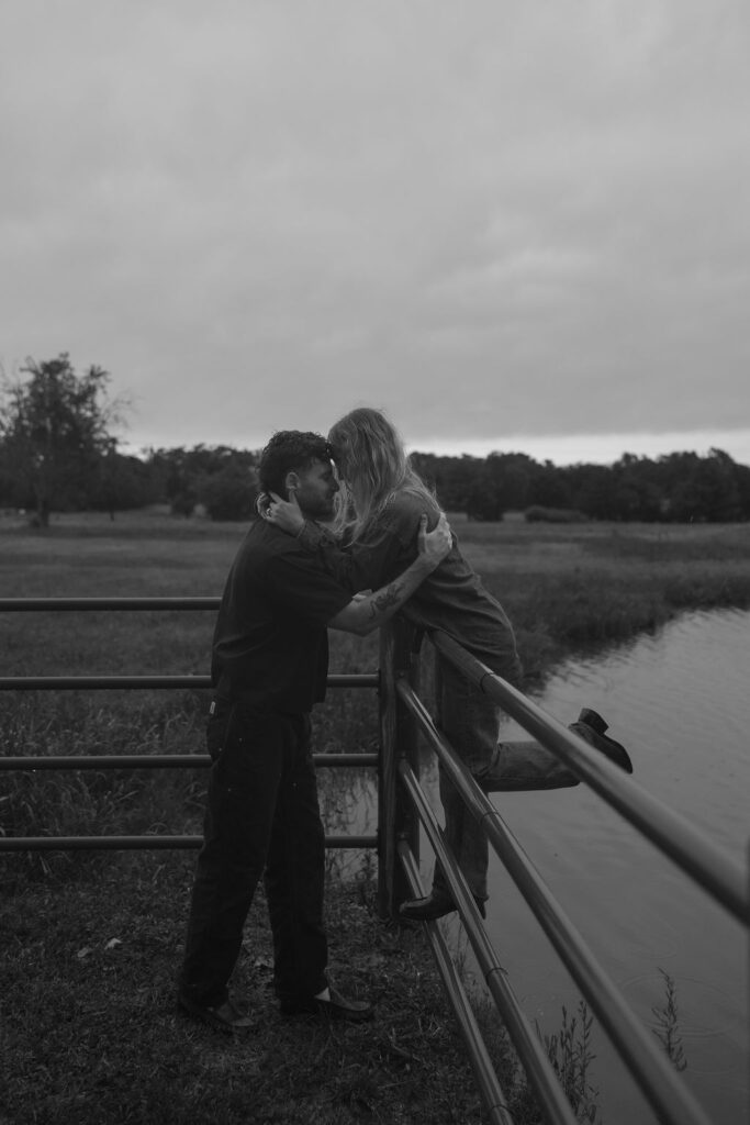 Playful couples session near Dallas, TX