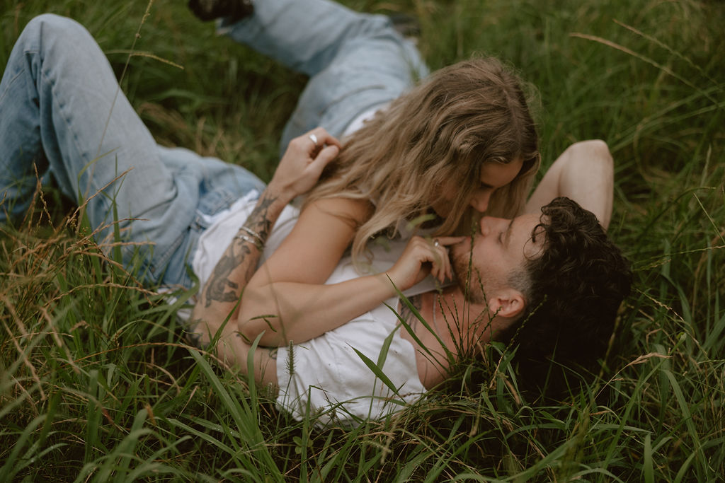 Playful couples session near Dallas, TX