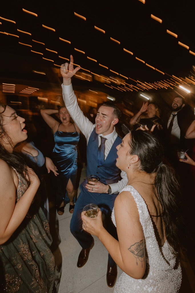 Texas wedding reception dance floor