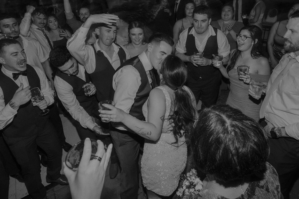 Texas wedding reception dance floor