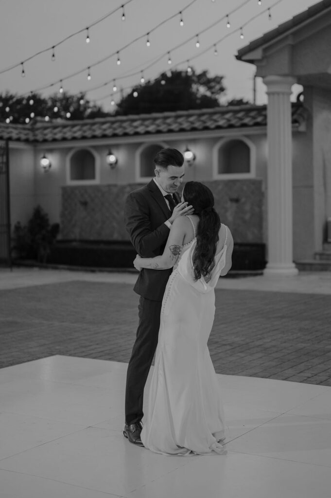 Texas wedding reception dance floor