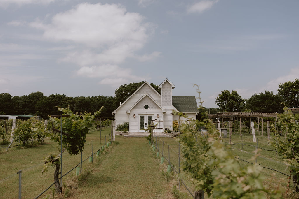 The little white chapel at The Pressing House