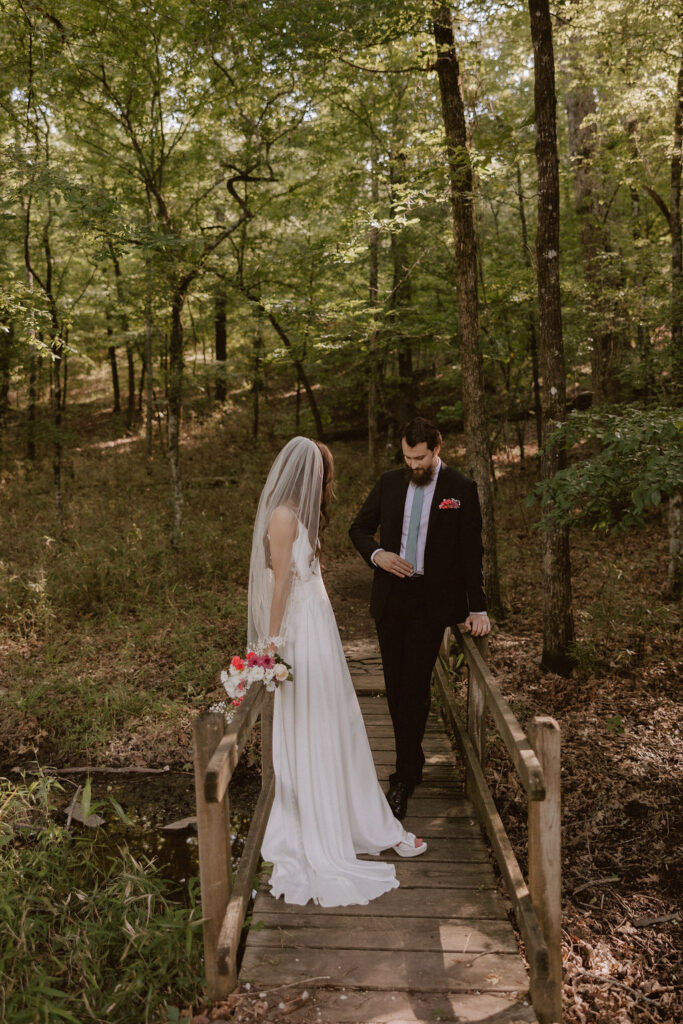 Broken Bow elopement portraits in Oklahoma