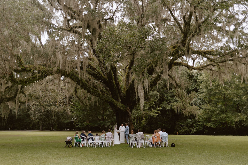 Eden Gardens State Park elopement ceremony