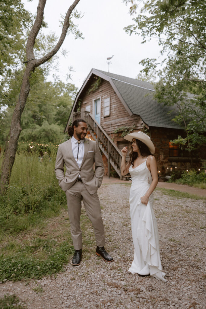 Couples portraits at Blueberry Hill Stone Barn