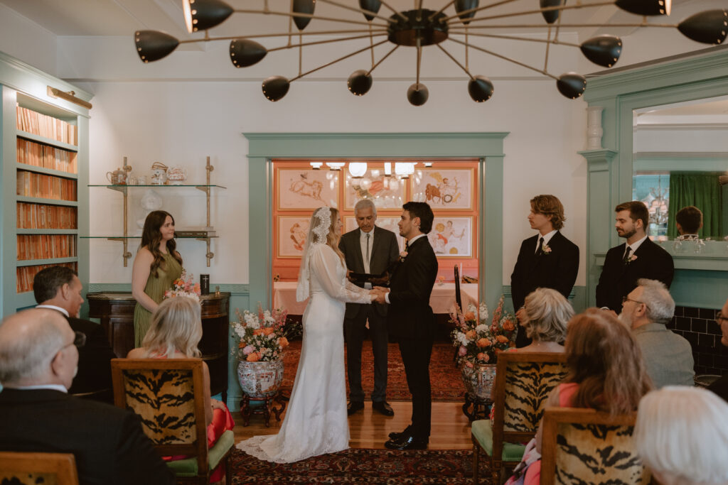 Bradford House elopement ceremony