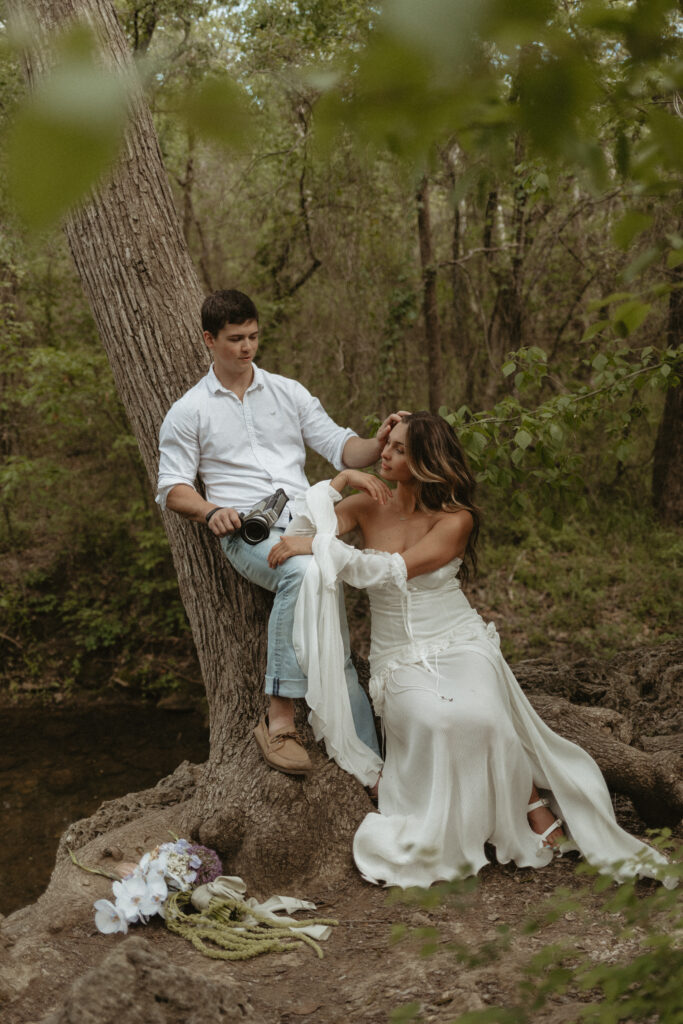 Oklahoma whimsical forest elopement