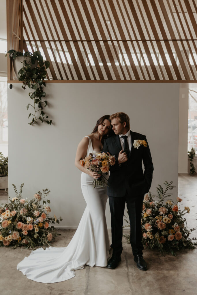 Minimalist elopement at The Lume in Oklahoma City