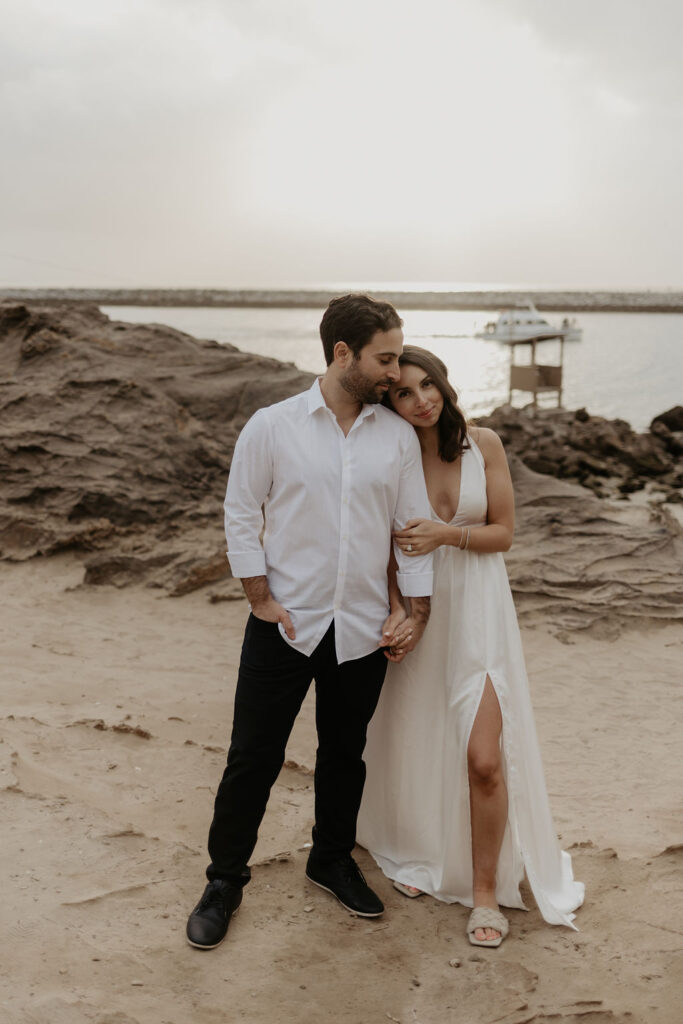 Beach engagement shoot outfit ideas