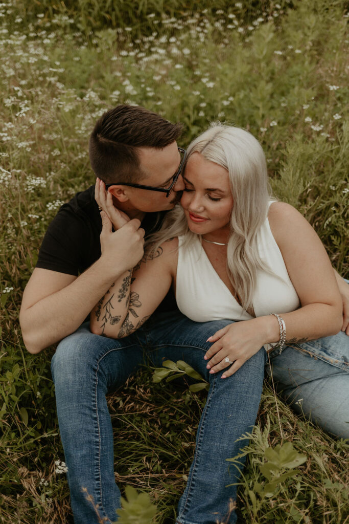 Oklahoma engagement photo location-Lake Hefner