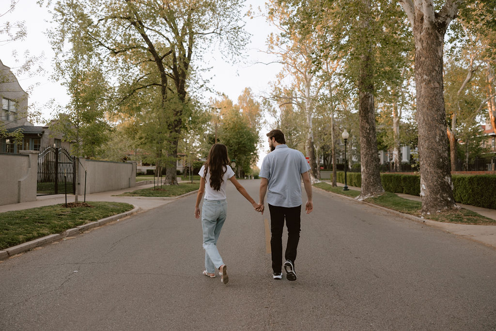 Neighborhood engagement photo location in Oklahoma