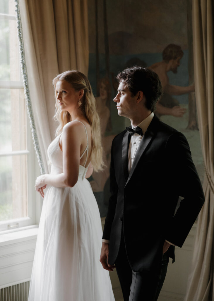 Editorial style wedding photography