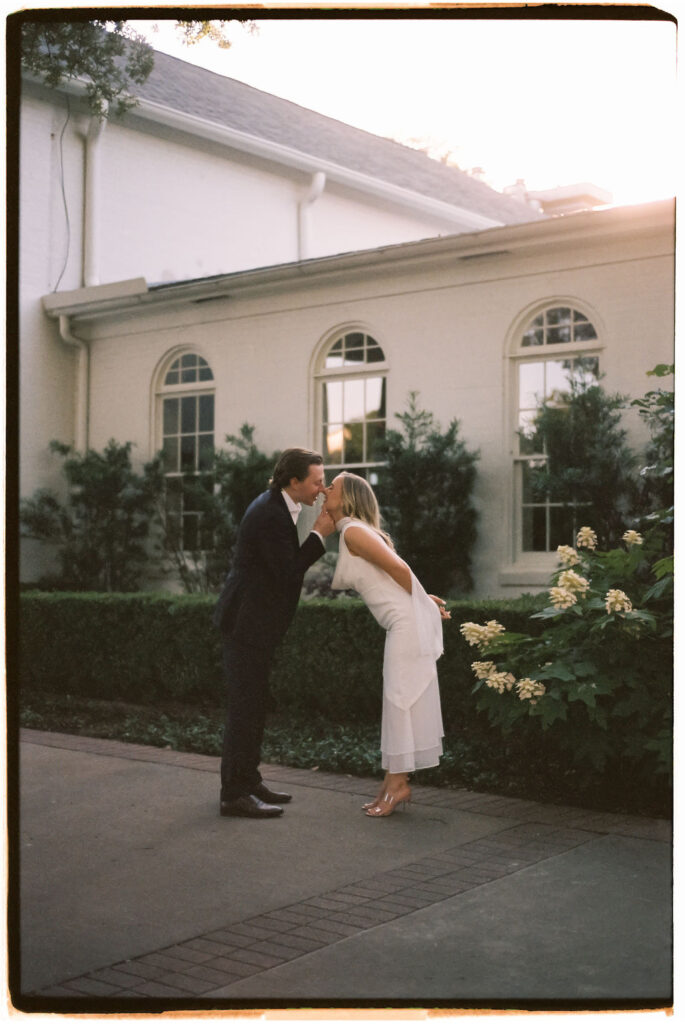 Dallas Engagement Photos on 35mm film