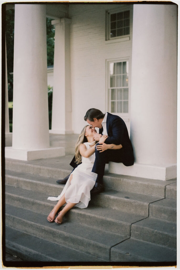 Dallas Engagement Photos at Arlington Hall