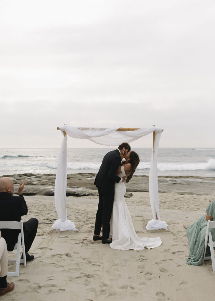 A San Diego micro wedding ceremony