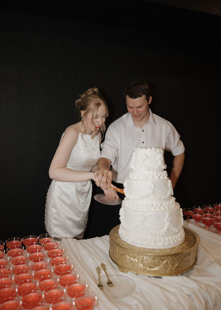 Moody wedding reception at Dresser Mansion