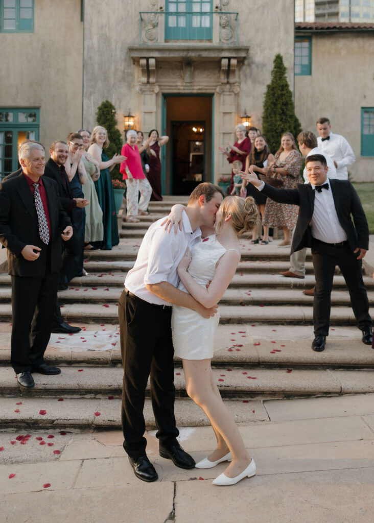 Rose petal send off