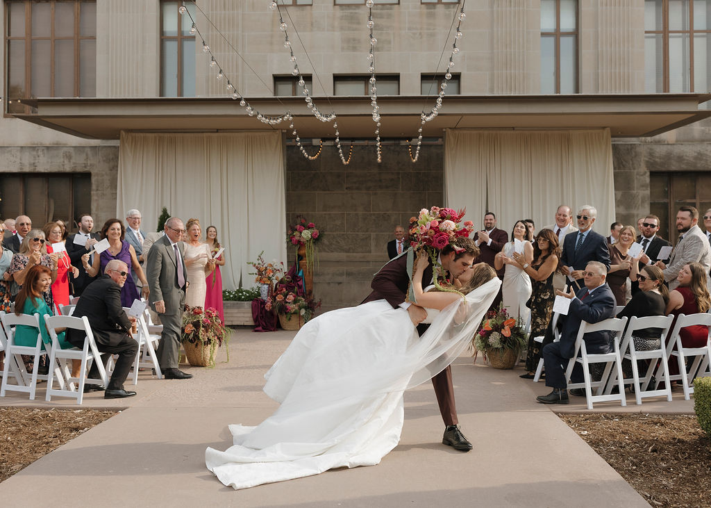 Oklahoma Hall of Fame wedding ceremony