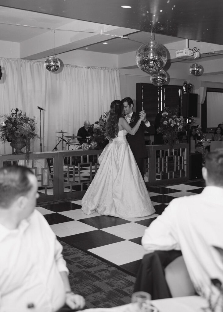 80s disco Wedding reception at an OKC Wedding Venue