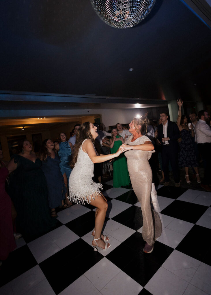80s disco Wedding reception at an OKC Wedding Venue