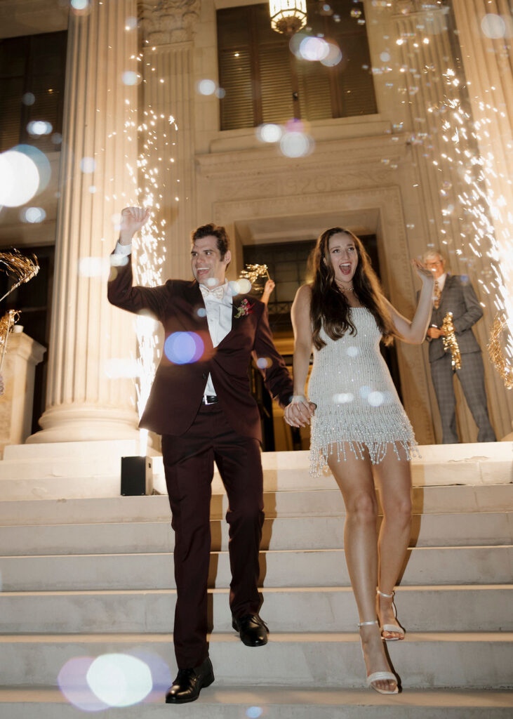 80s disco Wedding reception at an OKC Wedding Venue