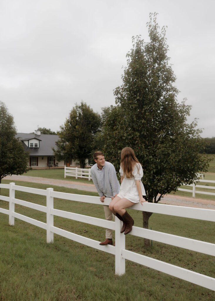 SUMMER WESTERN ENGAGEMENT PHOTOS AT FINK RANCH