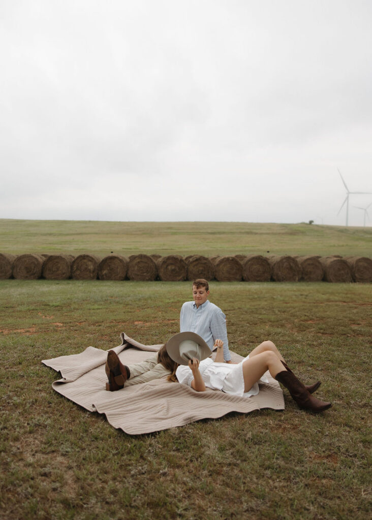SUMMER WESTERN ENGAGEMENT PHOTOS AT FINK RANCH