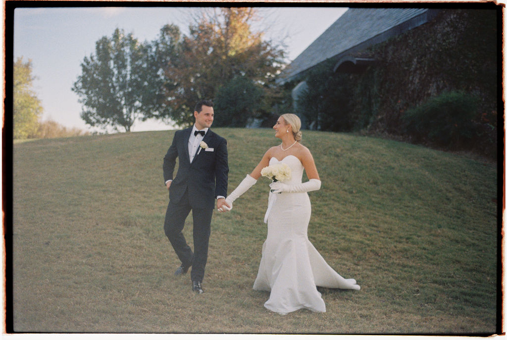 Wedding photos on film