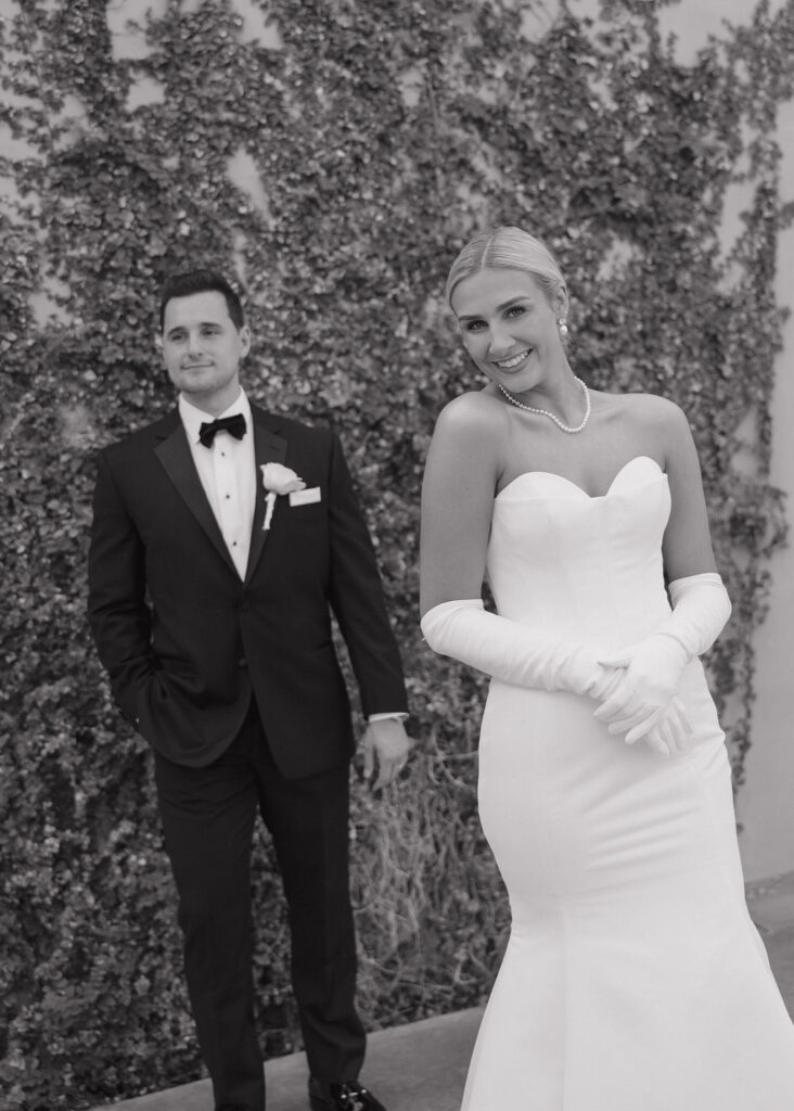 Bride and groom photos at an Edmond, OK wedding venue