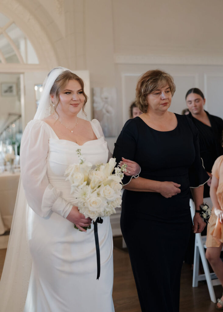 The Mansion at Woodward Park wedding ceremony in Tulsa