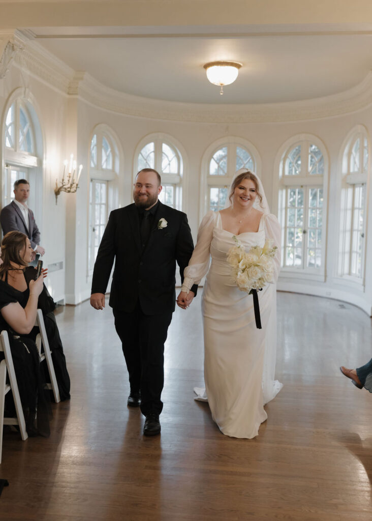 The Mansion at Woodward Park wedding ceremony in Tulsa