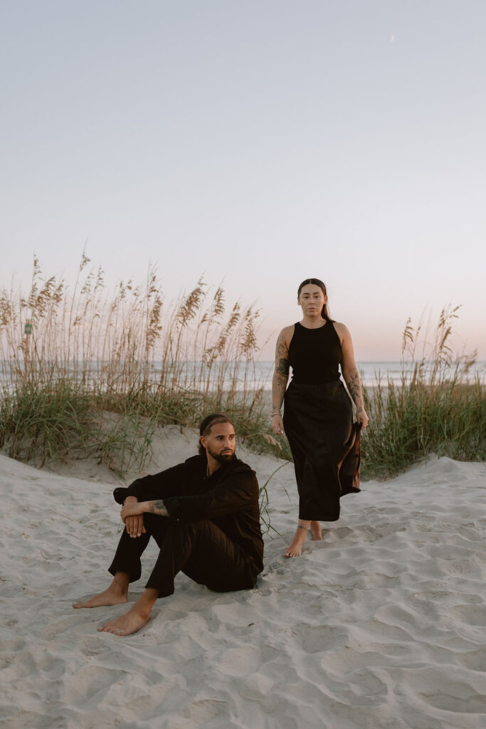 Beach engagement photos in Charleston, South Carolina 