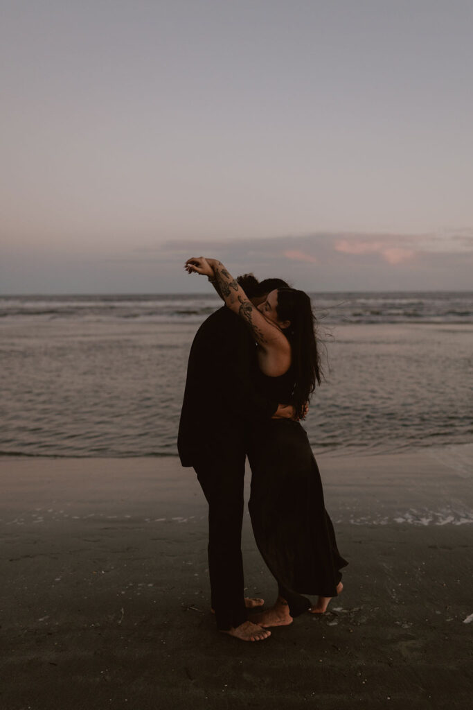 Beach engagement photos in Charleston, South Carolina 