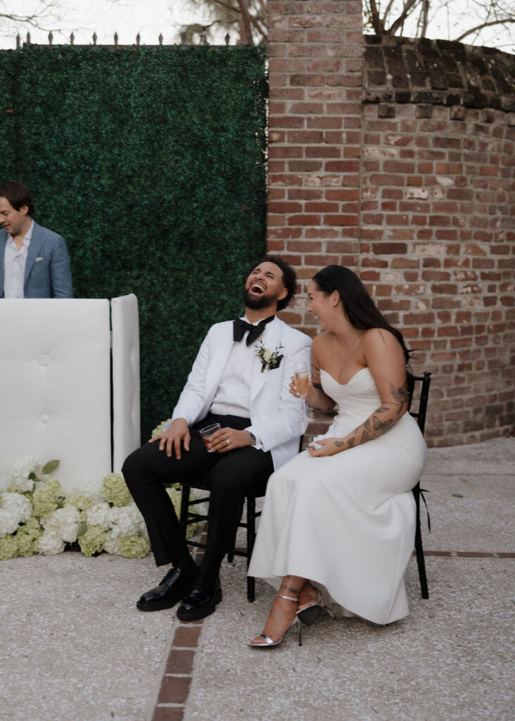 Charleston wedding reception at Gadsden House