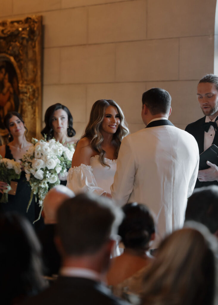 Wedding ceremony at Marland Mansion in Oklahoma