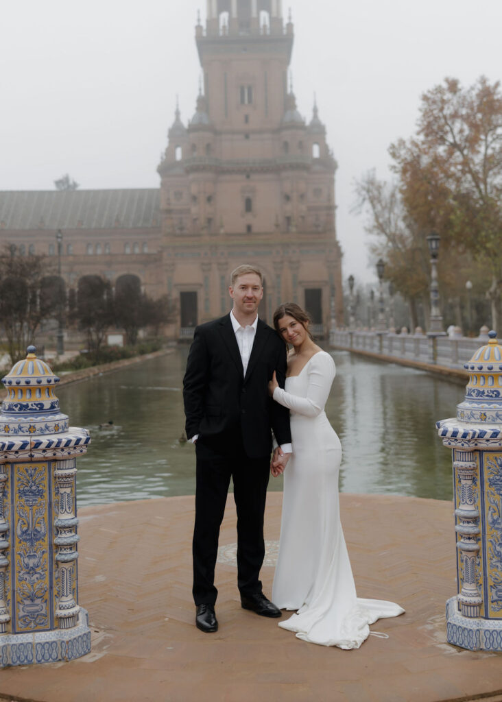 A Foggy, Winter Seville, Spain Elopement
