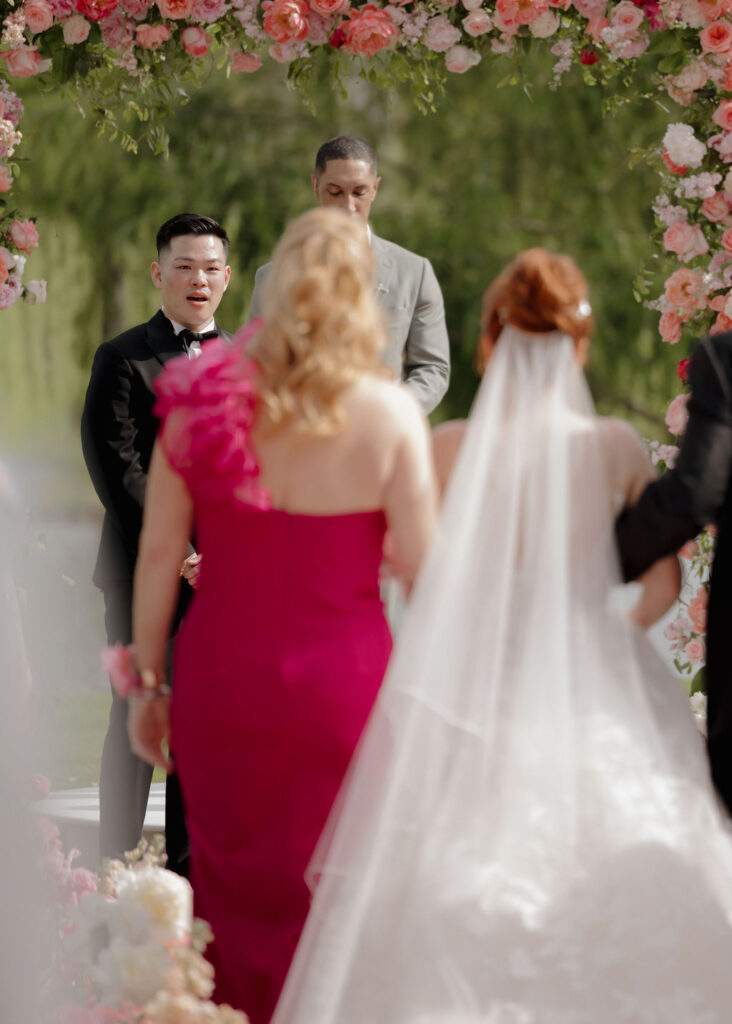 The Bower Venue wedding ceremony in Edmond, Oklahoma