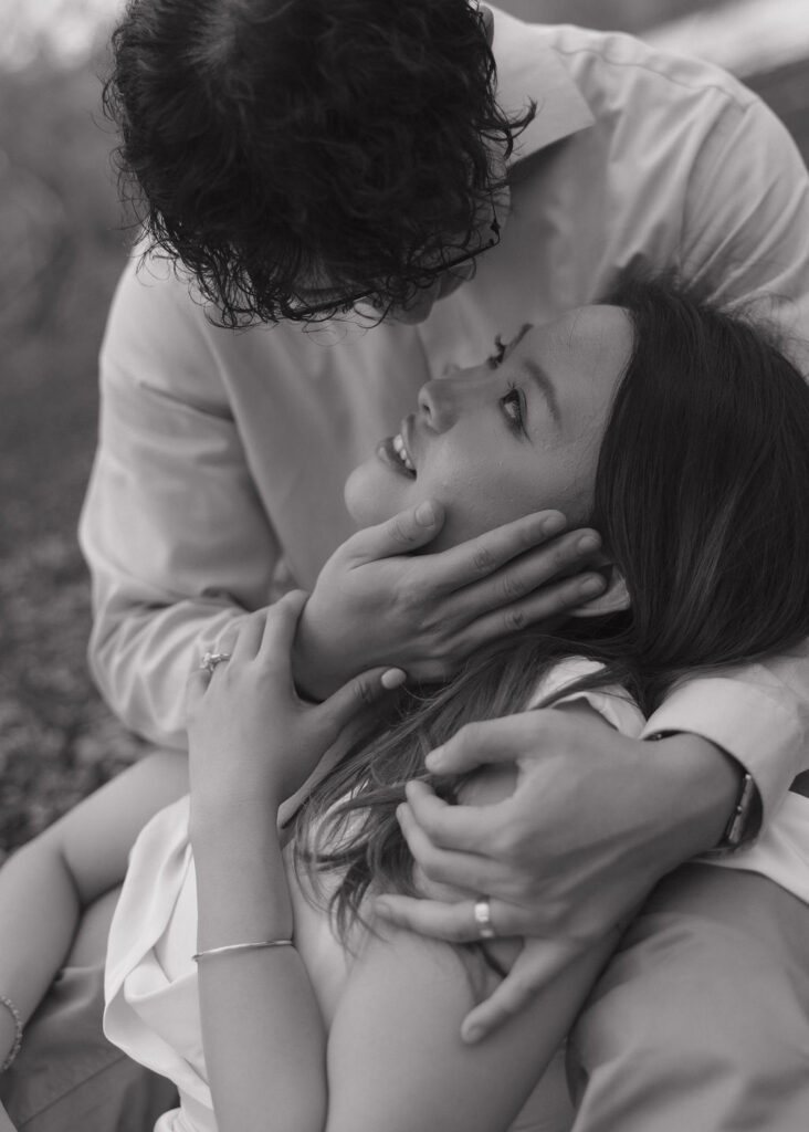 Moody engagement photos at Caddo Lake in Texas