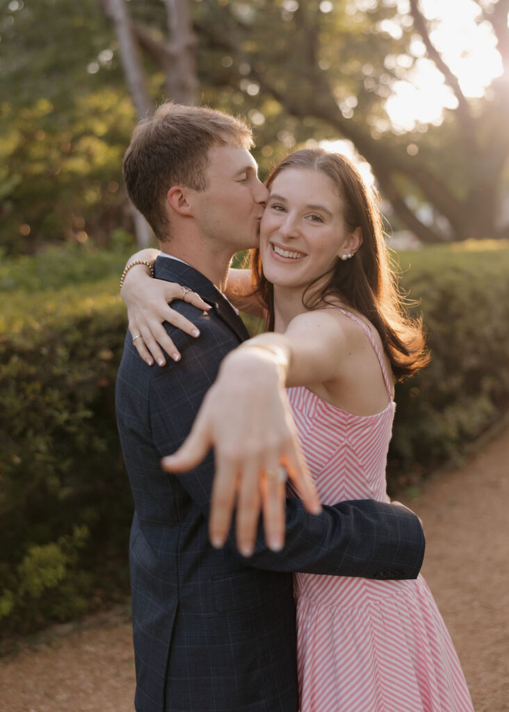A summer surprise marriage proposal in Dallas, Texas
