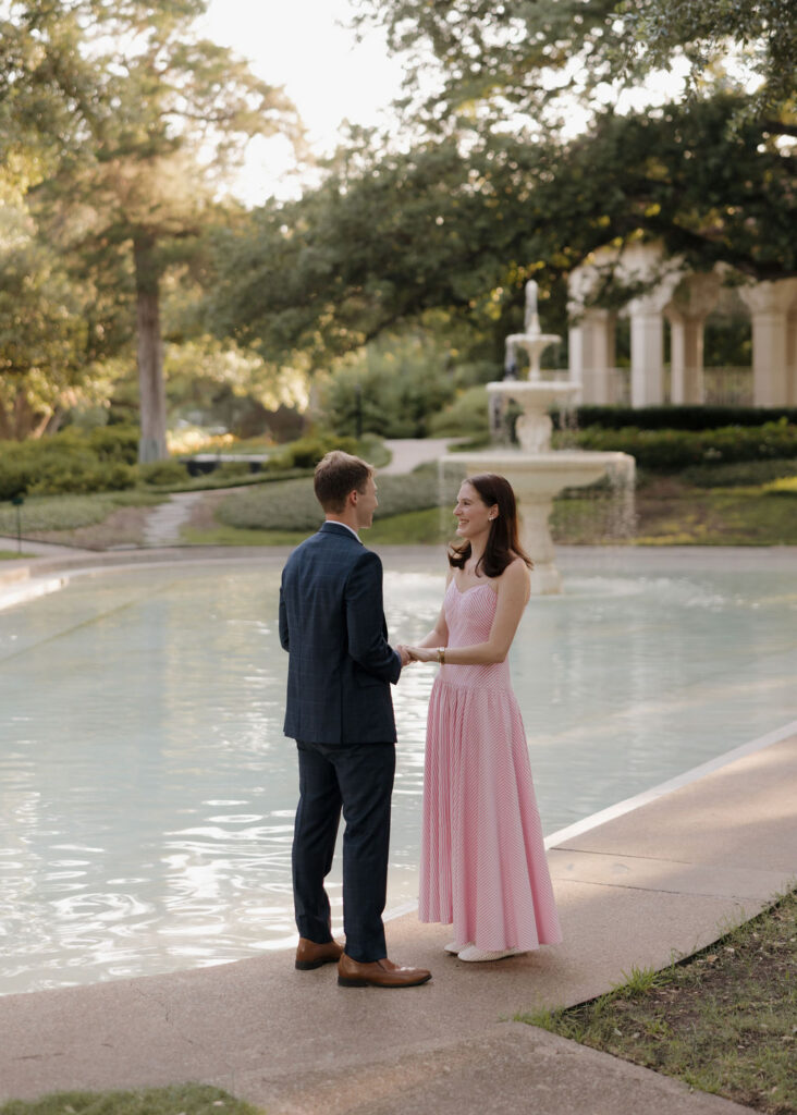 A summer surprise marriage proposal in Dallas, Texas